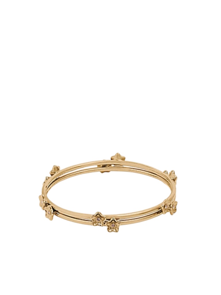 Coach Folk Floral Bangle 60$